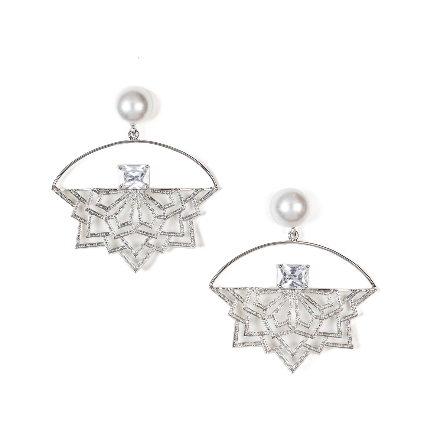 Mandala Earrings Designs : Astral Symphony Filigree Earrings