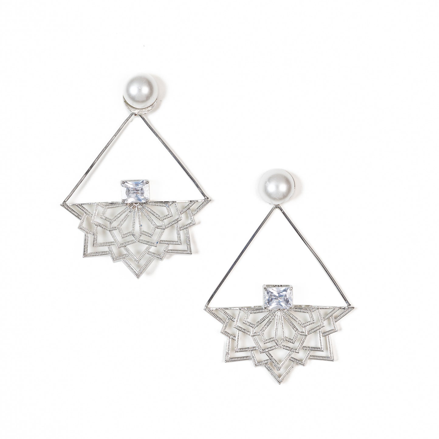 Mandala Earrings Designs : Astral Symphony Filigree Earrings