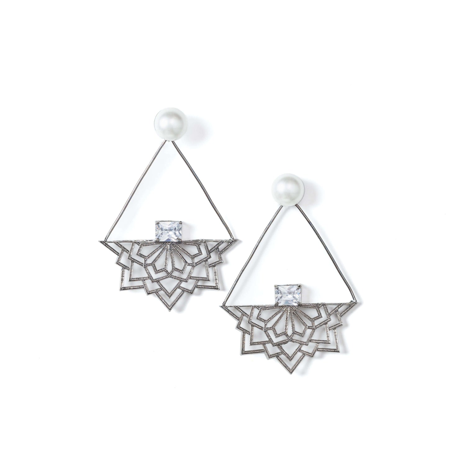 Mandala Earrings Designs : Astral Symphony Filigree Earrings
