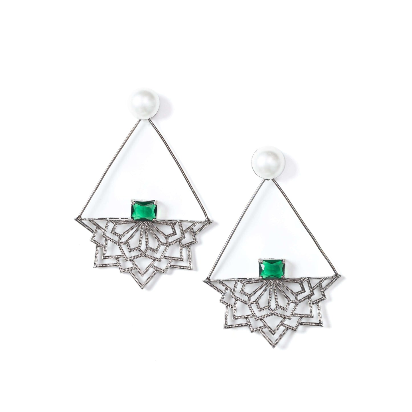 Mandala Earrings Designs : Astral Symphony Filigree Earrings