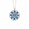 Blue Enamel Pendant : Flourishing Fancies Colour Enamel