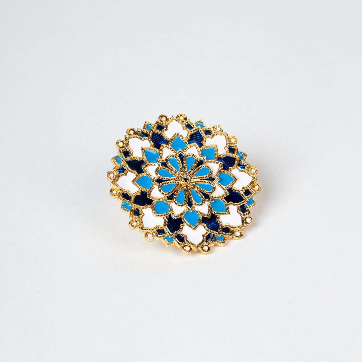 Blue Enamel Jewellery : Flourishing Fancies Colour Enamel Rings