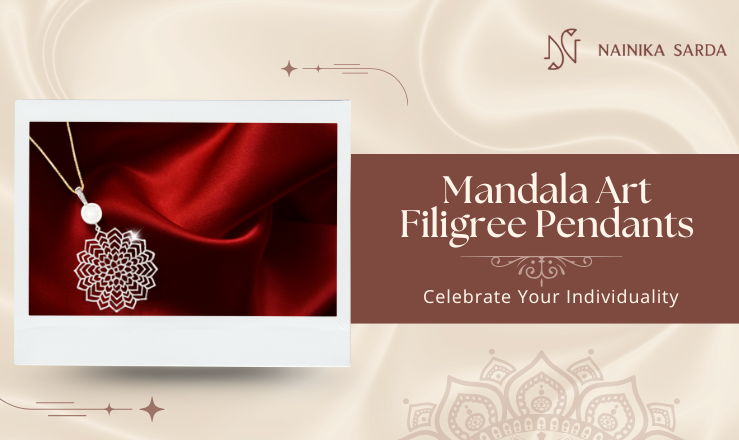 Mandala art ethereal filigree pendant designs