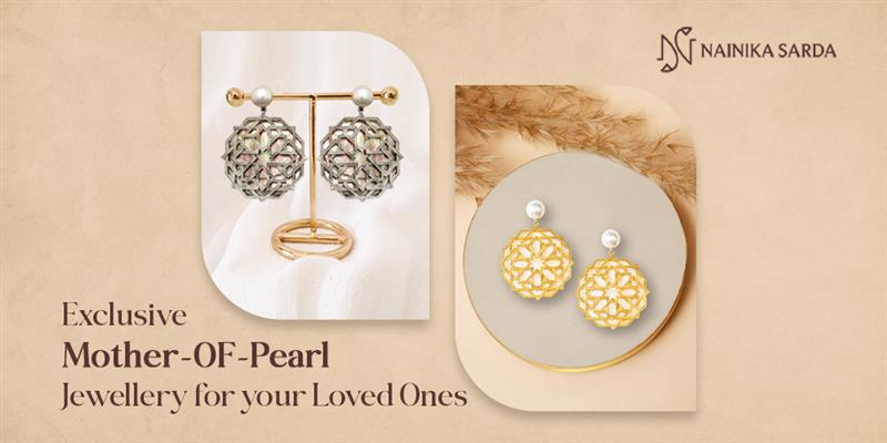 Exclusive mother of pearl jewellery