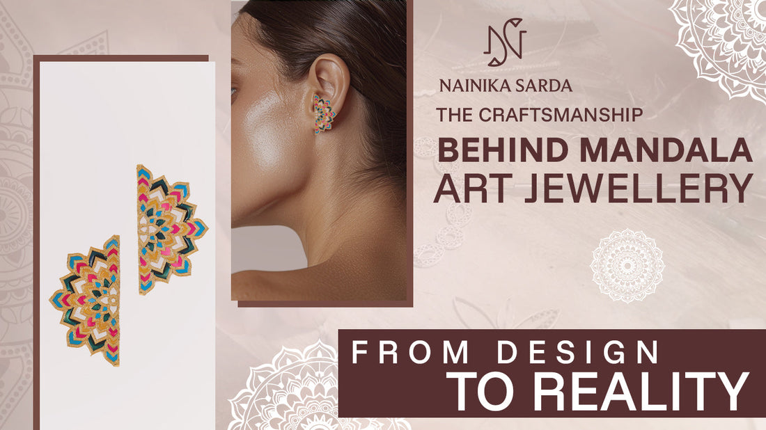 Handcrafted Mandala Earrings Jewellery