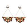 Ethereal Echoes, Mandala Art Earring