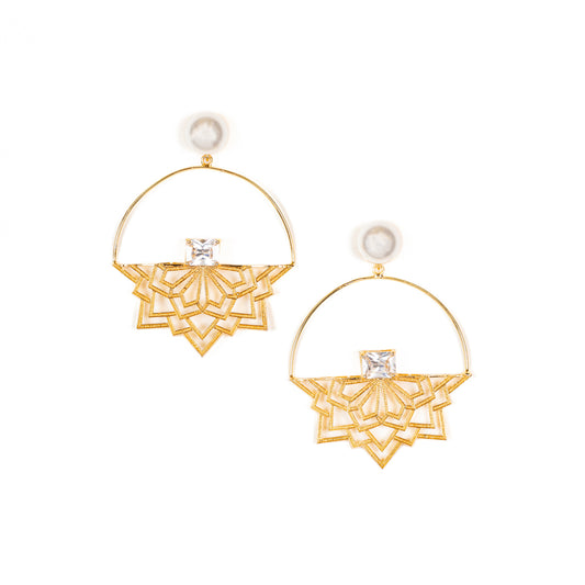 Astral Symphony, Mandala Art Earring