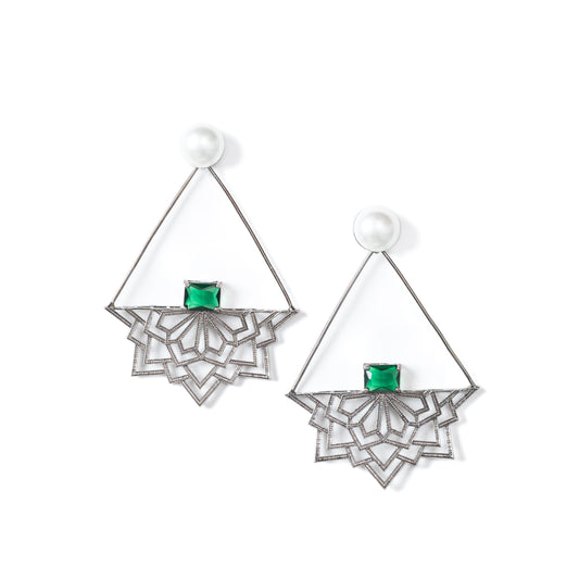Astral Symphony, Mandala Art Earring
