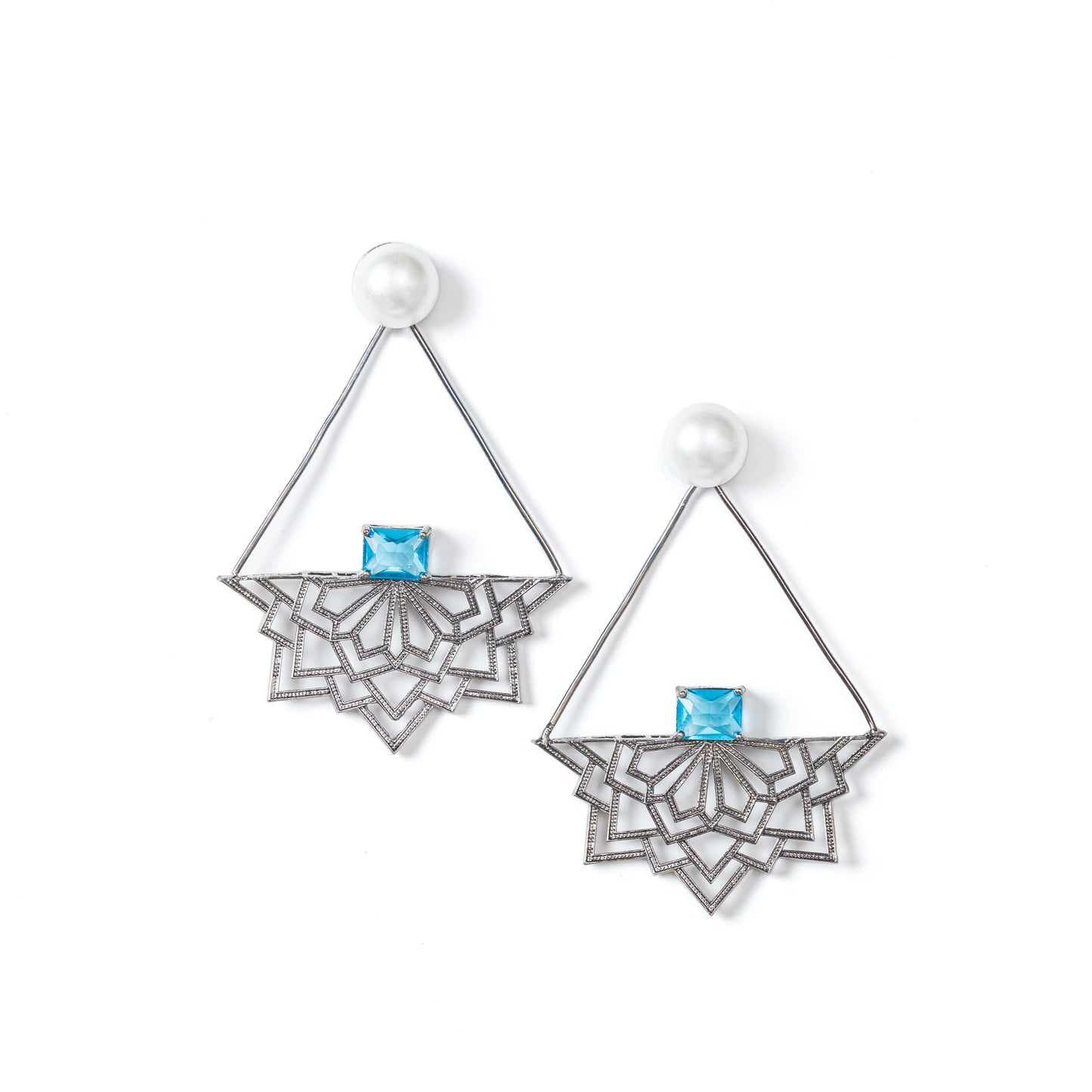 Astral Symphony, Mandala Art Earring