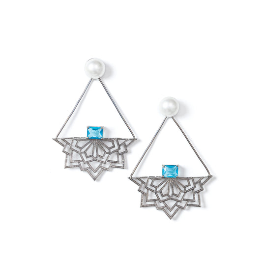 Astral Symphony, Mandala Art Earring