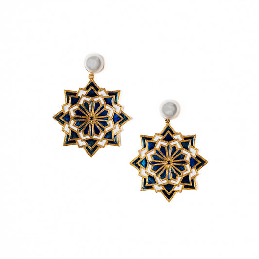 Astral Symphony, Mandala Art Earring
