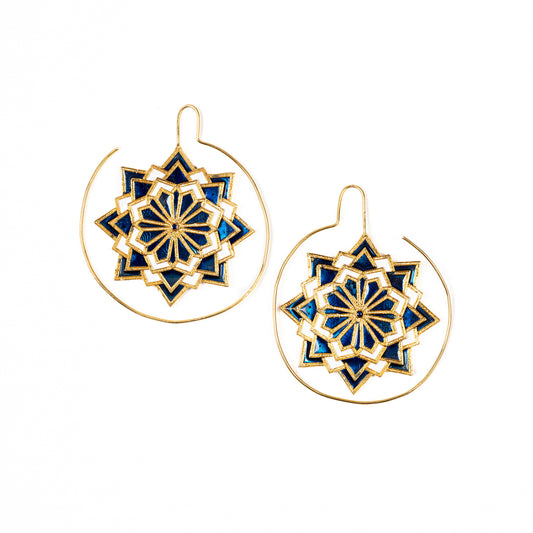 Astral Symphony, Mandala Art Earring