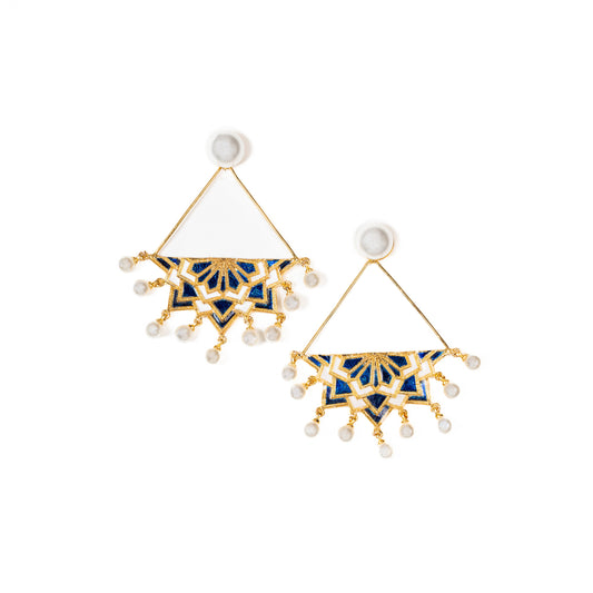 Astral Symphony, Mandala Art Earring