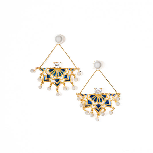 Astral Symphony, Mandala Art Earring