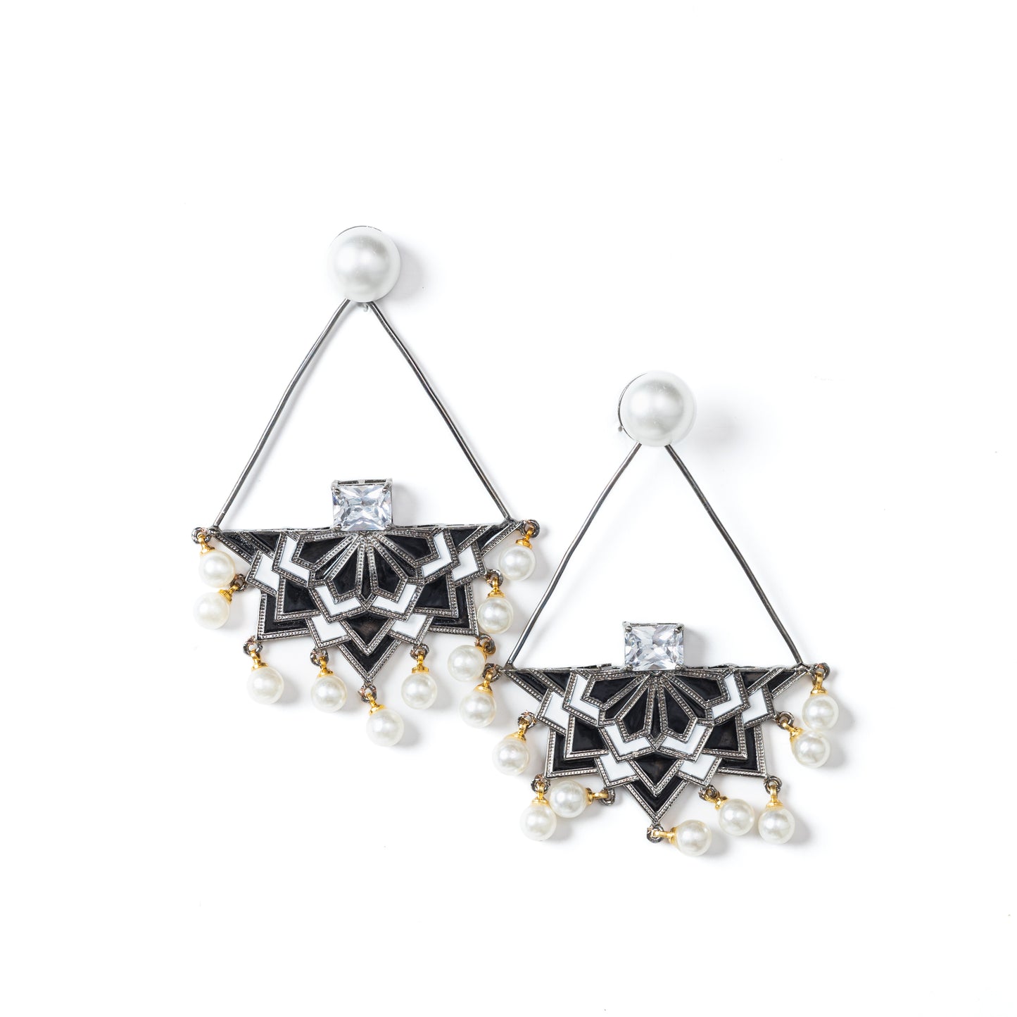 Astral Symphony, Mandala Art Earring