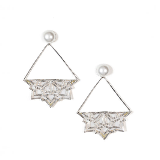 Astral Symphony, Mandala Art Earring
