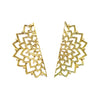 Blooming Boundaries, Mandala Art Earring