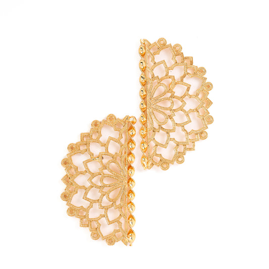 Flourishing Fancies, Mandala Art Earring