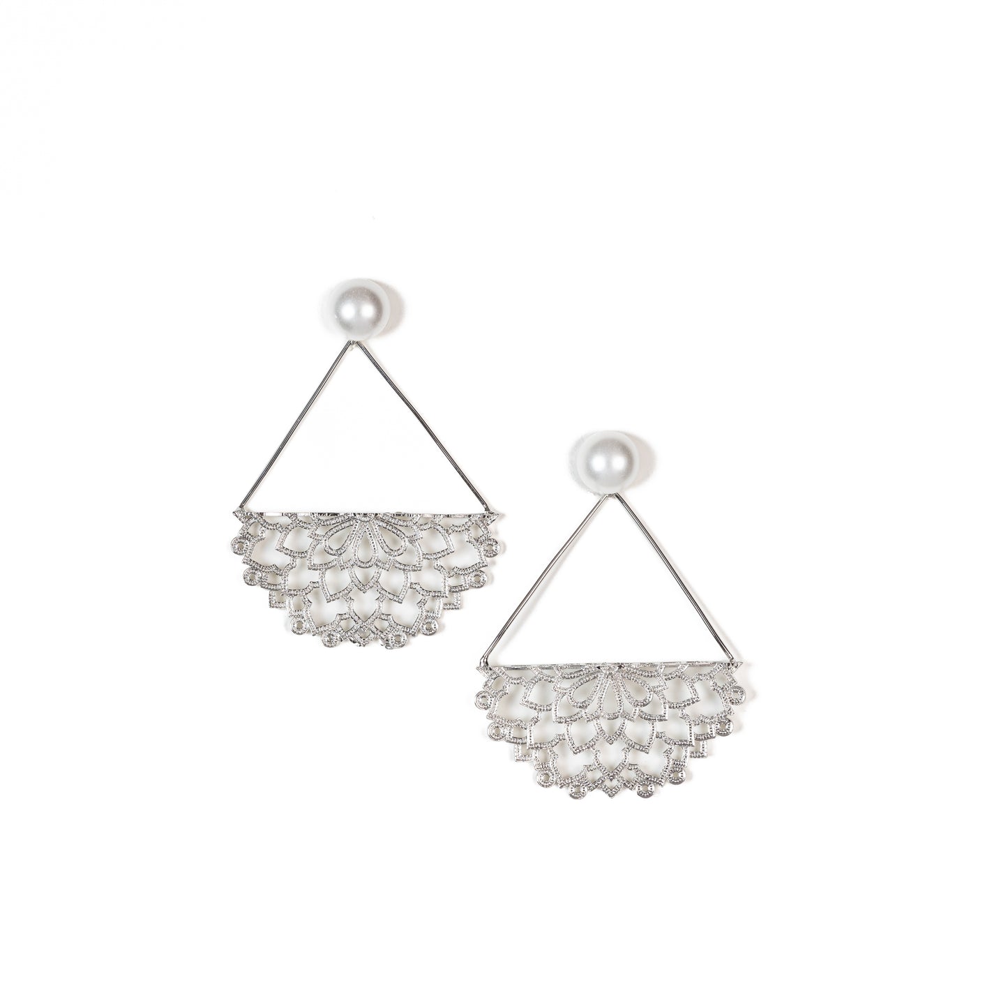 Flourishing Fancies, Mandala Art Pendant
