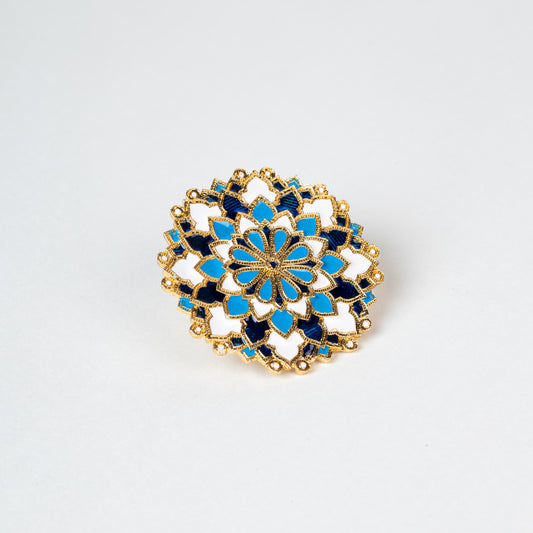 Flourishing Fancies, Mandala Art Ring