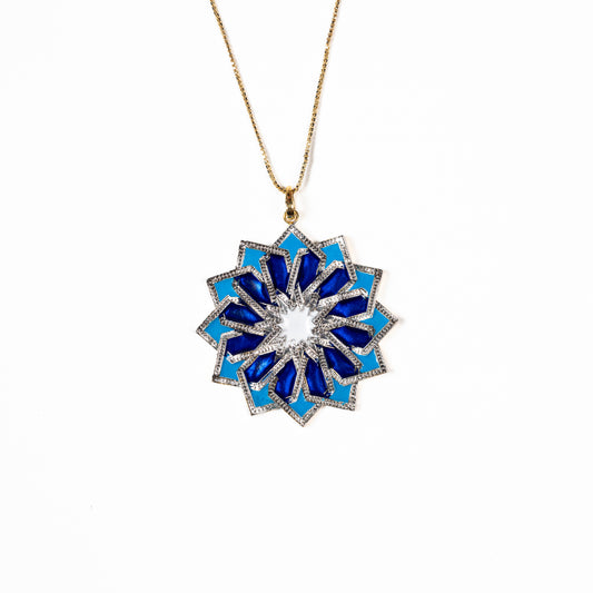 Timeless Tangles, Mandala Art Pendant