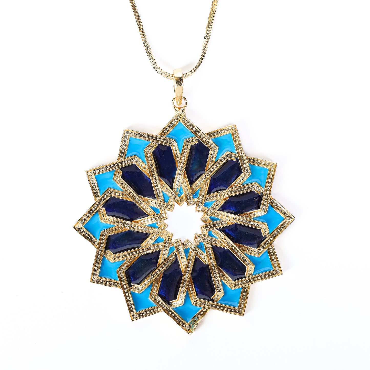 Timeless Tangles, Mandala Art Pendant